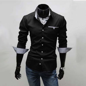 Mens Formal Shirts - Long Sleeve Luxury Dress Shirts