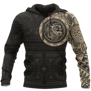 Viking Wolf And Dragon Tattoo hoodie