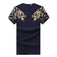 Summer Fashion Men's T Shirt Casual Patchwork Short Sleeves 5XL
