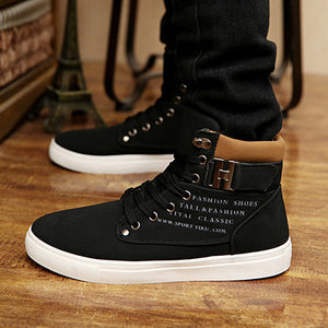 Mens Casual Style High Top Shoes