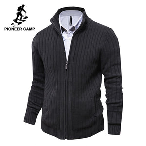 Pioneer Camp men sweaters knitted zipper cardigan